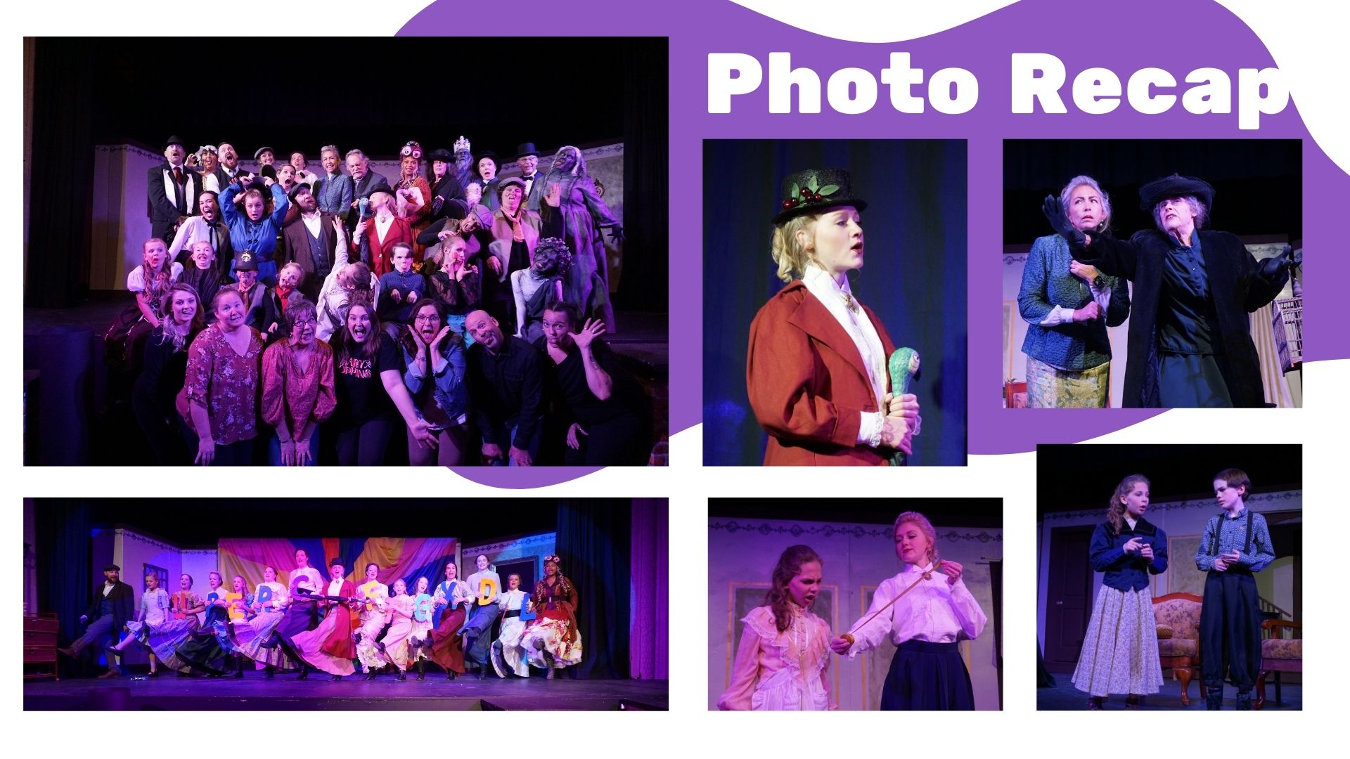 A photo recap of the Mary Poppins Performance by Rooted Gypsy Repertoire